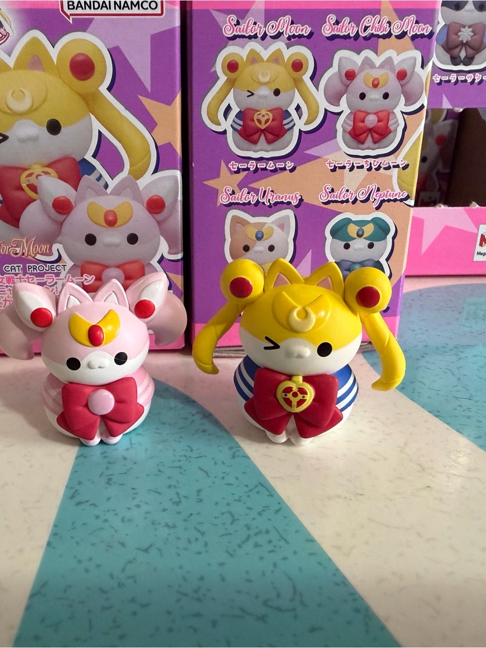 Sailor Moon Mega Cat Project Set - Chibi & Sailor Moon 2”